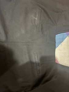 Black Straight Leg Trousers