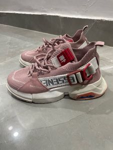 Pink Chunky Sneakers