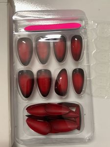 Red Ombre Press-On Nails