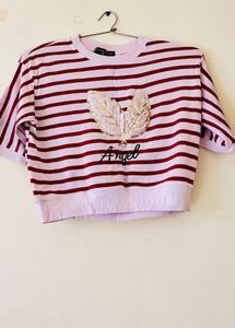 Striped 'Angel' Tee