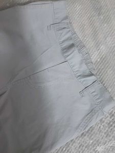 Gray Casual Pants