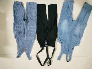 Combo Of 3 Boy Dungarees