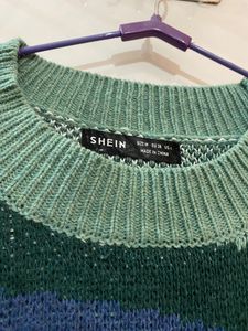 Abstract Knit Sweater