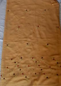 Embroidery flower Saree