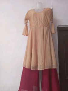 Frock Plazo Set