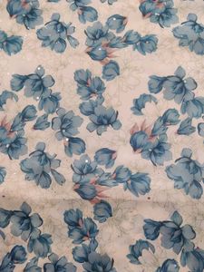 Beautiful Blue Print Flower Top For Girl 🫶🌺💙