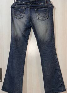 Embellished Flare Leg Jean
