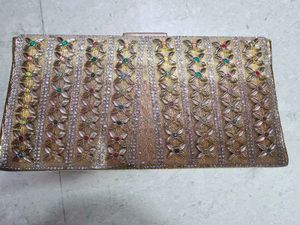 GOLD Party Wear Clutch