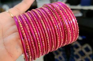 Fancy 3 Dazan Glass Chudiya