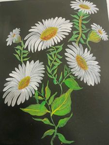 Daisy Flower Painting