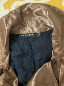 Chemistry Brown Trench Coat
