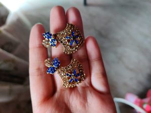 Blue Stone Earrings