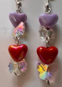 Heart Drop Earrings