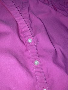 Pink Button-Down Top