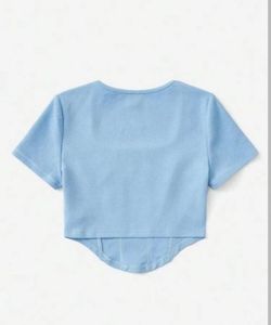 Cute Blue Corset Top