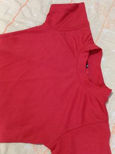 Soft Red Bodycon Dress