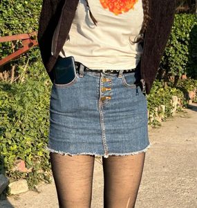 y2k Denim Mini Skirt