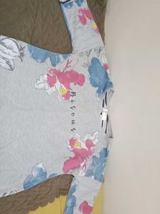 Only Floral Print Long Sleeve Top