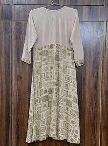 Checked Flared Kurta