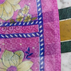 Women&#39;s Pink Georgette Saree
