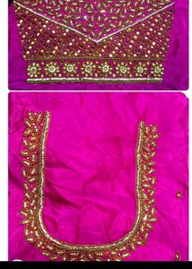 4 Combo-  New Maggam Work Blouse Pieces