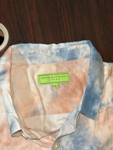 FOMO Brand New Tie-Dye Button-Down Shirt