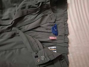 Olive Green Tie-Waist Pants(M/L)