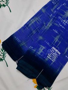 Elegant soft poonam Blue Saree