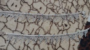 Charming Silver Tone Jingle Bell Anklets 72 Grams