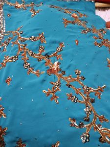 Heavy Sequins Saree