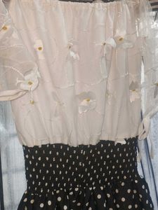 Polka Dot Fit &amp; Flare Dress
