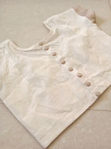 Stylish Back Button Design Blouse
