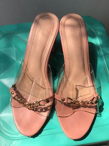 Pink Chain Sandals