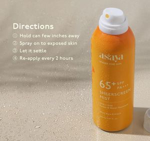 Asaya Sheerscreen Sunscreen