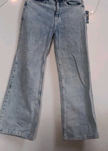 Light Wash Wide Leg Jeans