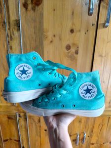 Turquoise Converse All-Stars