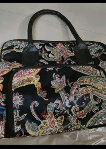 Big embroidered handbag new with tag