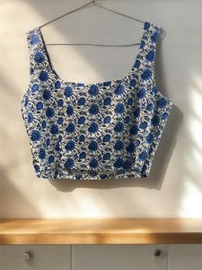 Blue And White Floral Coord Set