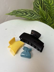 Hair Claw Clip Set - 3 Pieces