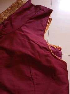 Kanjivaram Art Silk Blouse Stitched But Never Used
