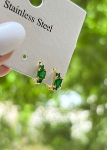 Emerald Green Earrings