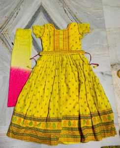 Festive Wear Dress With Dupatta And Belt