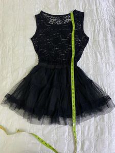 Black Lace & Tulle Dress bust 32-34
