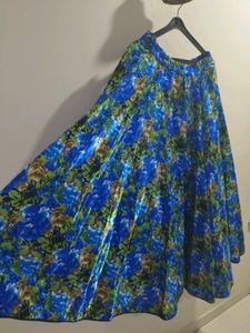 Floral Print Ethnic Skirt