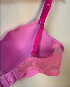 Pink Lace Bra