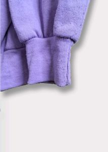 Lavender Oversized Hoodie For Girls