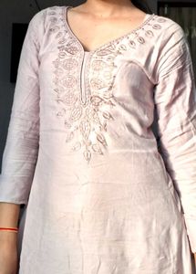 Elegant Light Purple Kurta ✨