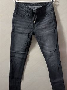 Dark Grey Denim Jeans
