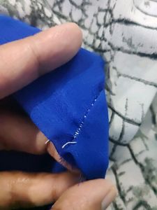 Yay, Price Dropped ---White Shirt Blue Collar