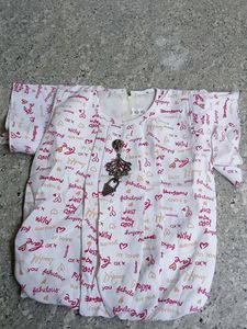 Girls Top and Ruffled Skirt Set